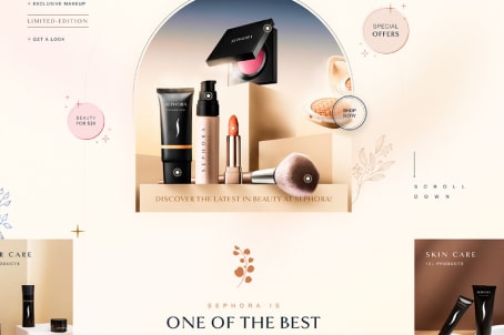 Sephora Website Design